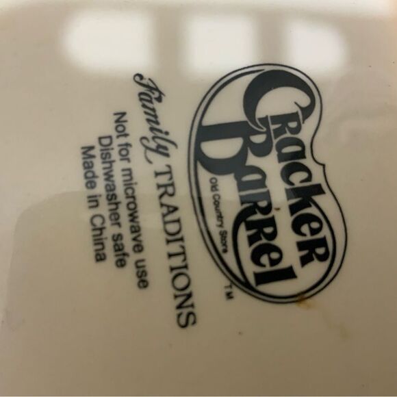 Cracker Barrel Family Traditions Count Your Blessings 11.25 x 16" Oval Platter - Picture 7 of 7